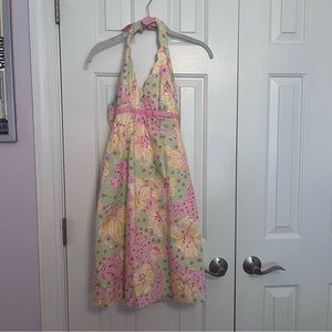 Vintage Lilly Pulitzer Halter Scallop Dress